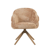 Drehstuhl Bella Cinnamon Gestell Bronze