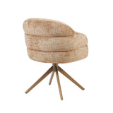 Drehstuhl Bella Cinnamon Gestell Bronze