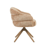 Drehstuhl Bella Cinnamon Gestell Bronze