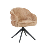 Drehstuhl Bella Cinnamon Gestell Schwarz