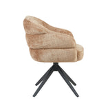 Drehstuhl Bella Cinnamon Gestell Schwarz
