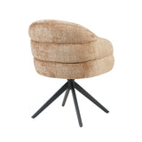 Drehstuhl Bella Cinnamon Gestell Schwarz