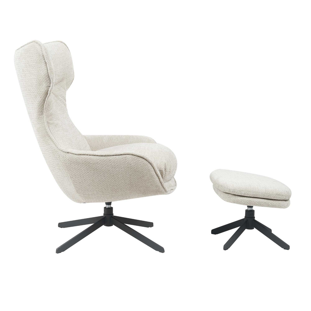 Drehsessel Olivia Taupe