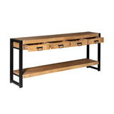Konsolentisch Boaz Natur Mangoholz 180 cm