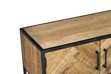 TV-Lowboard Arlington Natur Mangoholz 240 cm