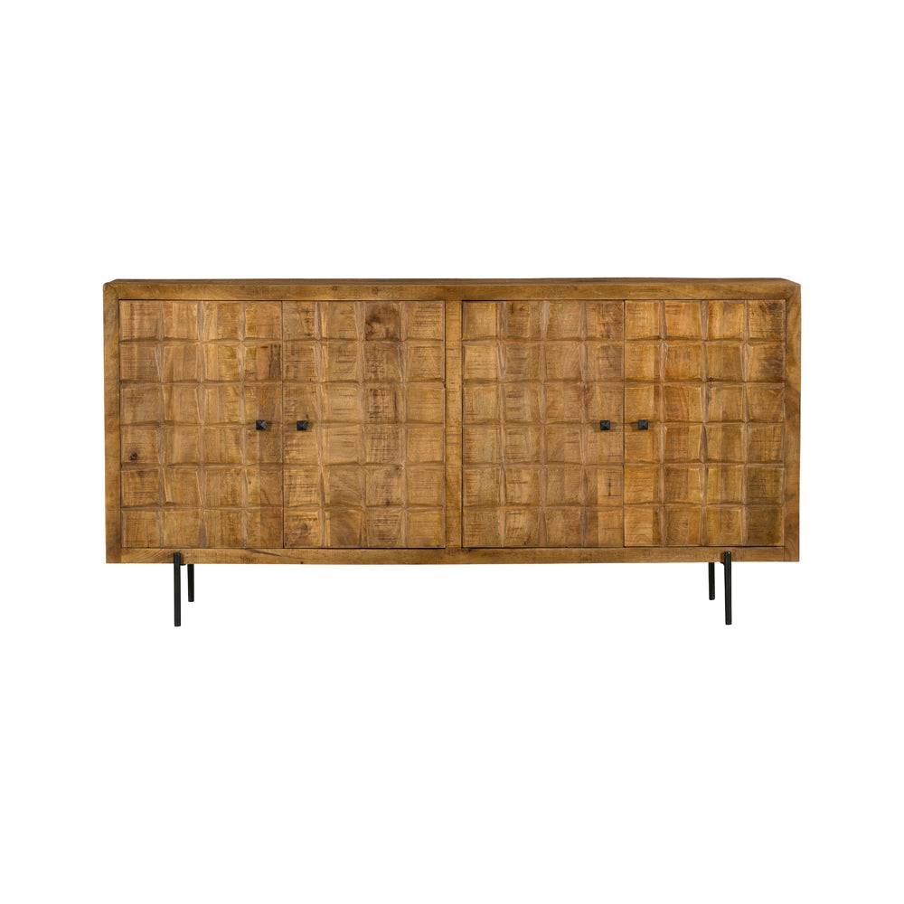 TV-Lowboard Arlington Natur Mangoholz 240 cm