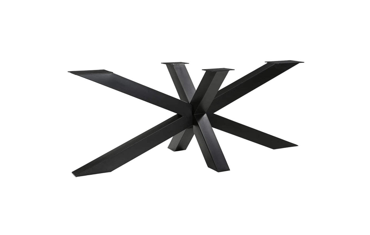 Spinnenbein-Tischgestell für Suar Tischplatten 185 cm