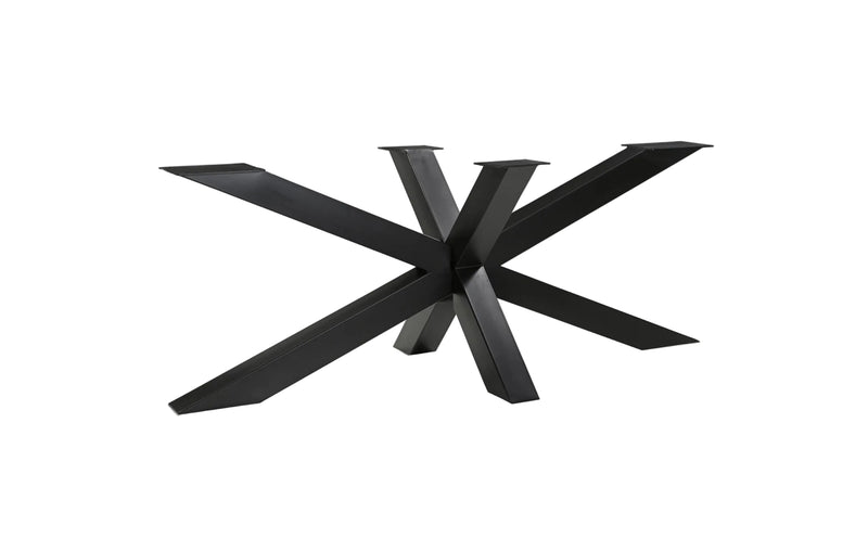 Spinnenbein-Tischgestell für Suar Tischplatten 185 cm