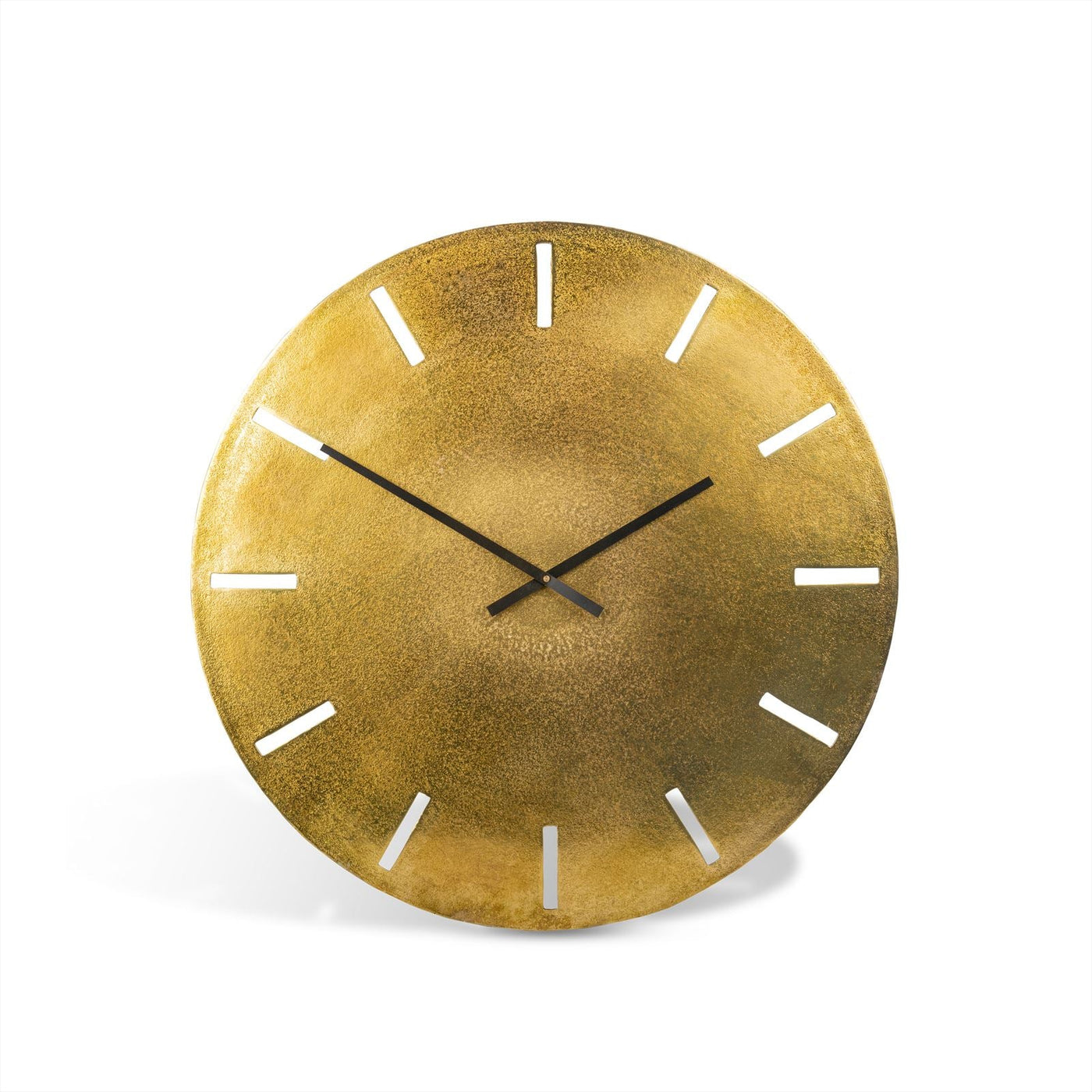 Große Wanduhr Gold