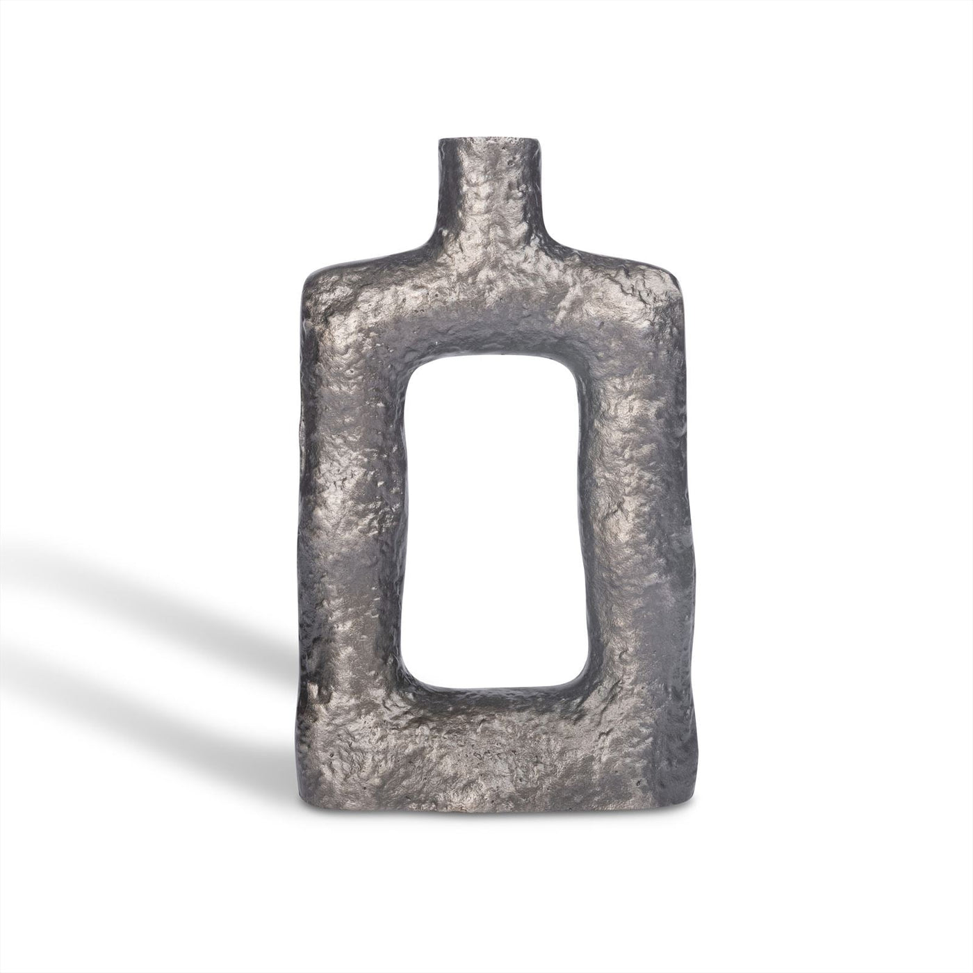 Vase länglich Silber