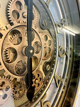 Horloge murale à engrenages Berlin avec mécanisme doré, 55 cm