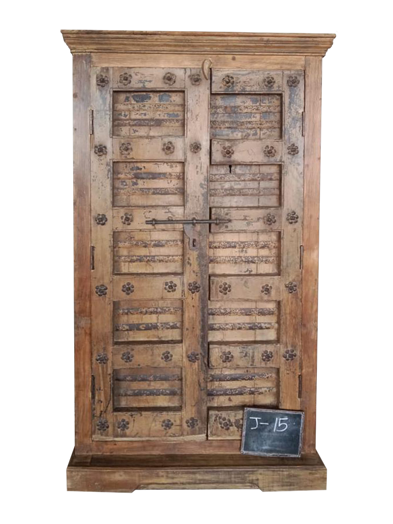 India Schrank Antik, Holz, J15