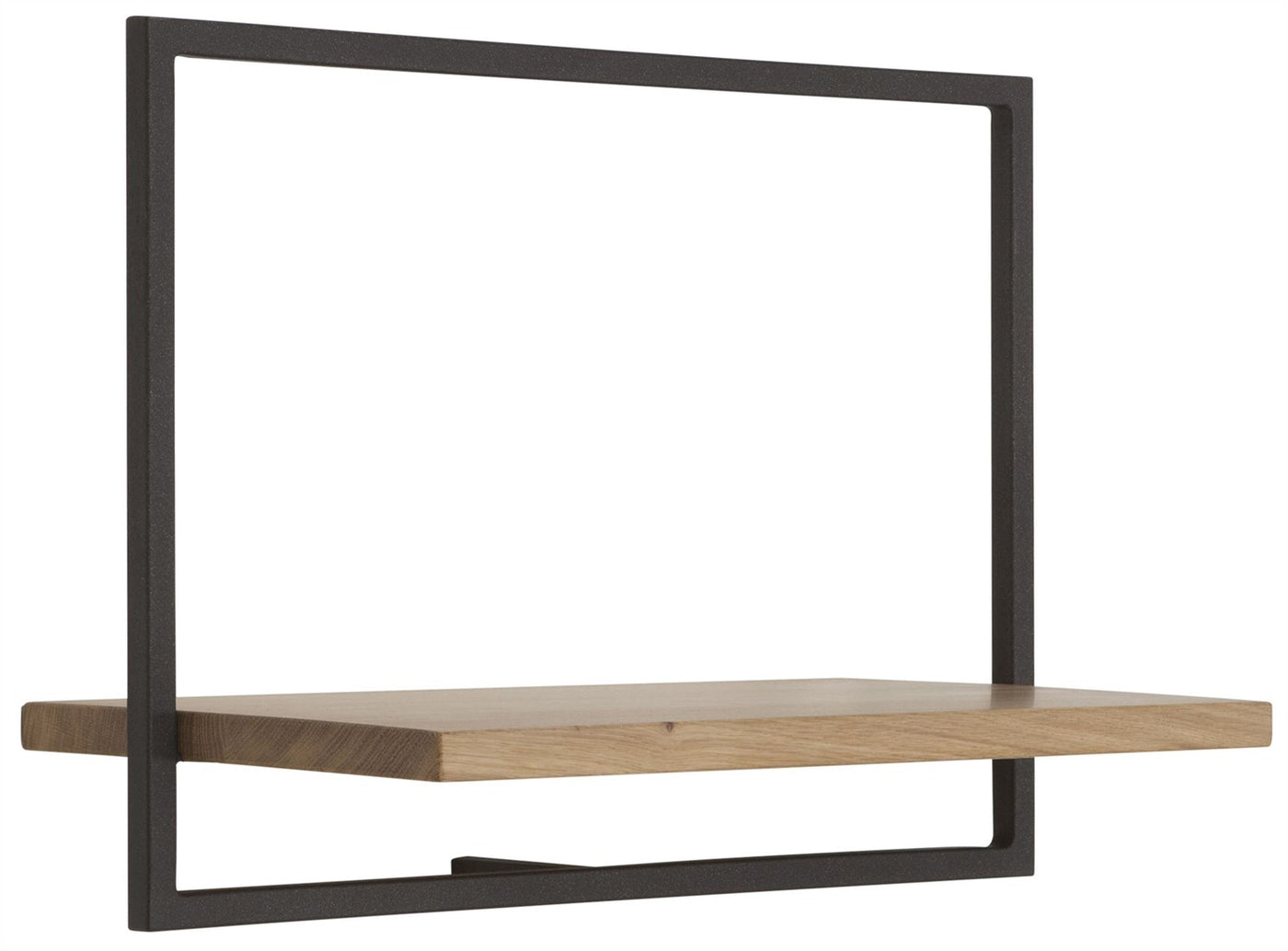 SHELFMATE Typ C Wandregal Eiche geölt Industrial Möbel Metall Hängeregal Regal Look Holz
