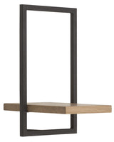 SHELFMATE Typ E Wandregal Eiche geölt Industrial Möbel Metall Hängeregal Industrie Stil Regal Holz