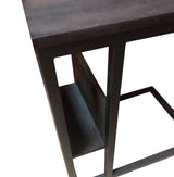 Slider Schwarz Mangoholz 53 cm
