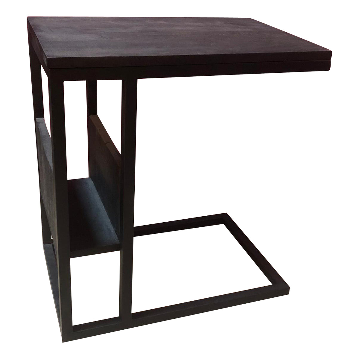 Slider Schwarz Mangoholz 53 cm