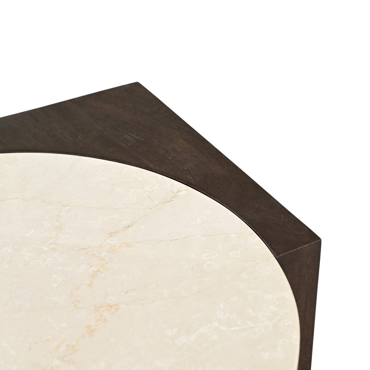 Beistelltisch Numa Braun Marmor 60 cm