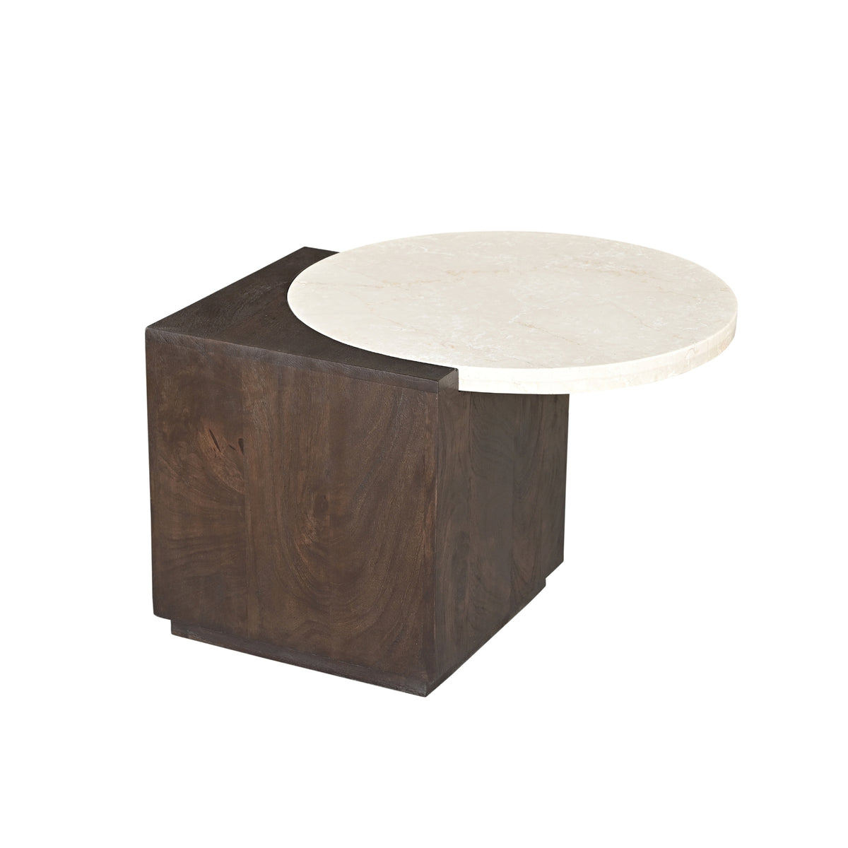 Beistelltisch Numa Braun Marmor 60 cm