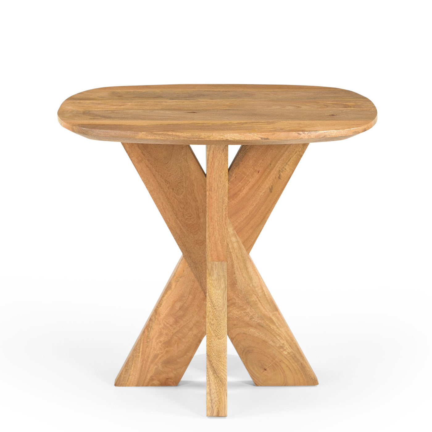 Runa Beistelltisch Oval, Mangoholz, 60 cm