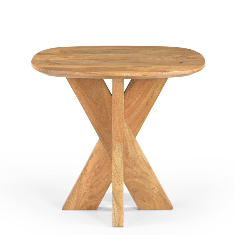 Runa Beistelltisch Oval, Mangoholz, 60 cm