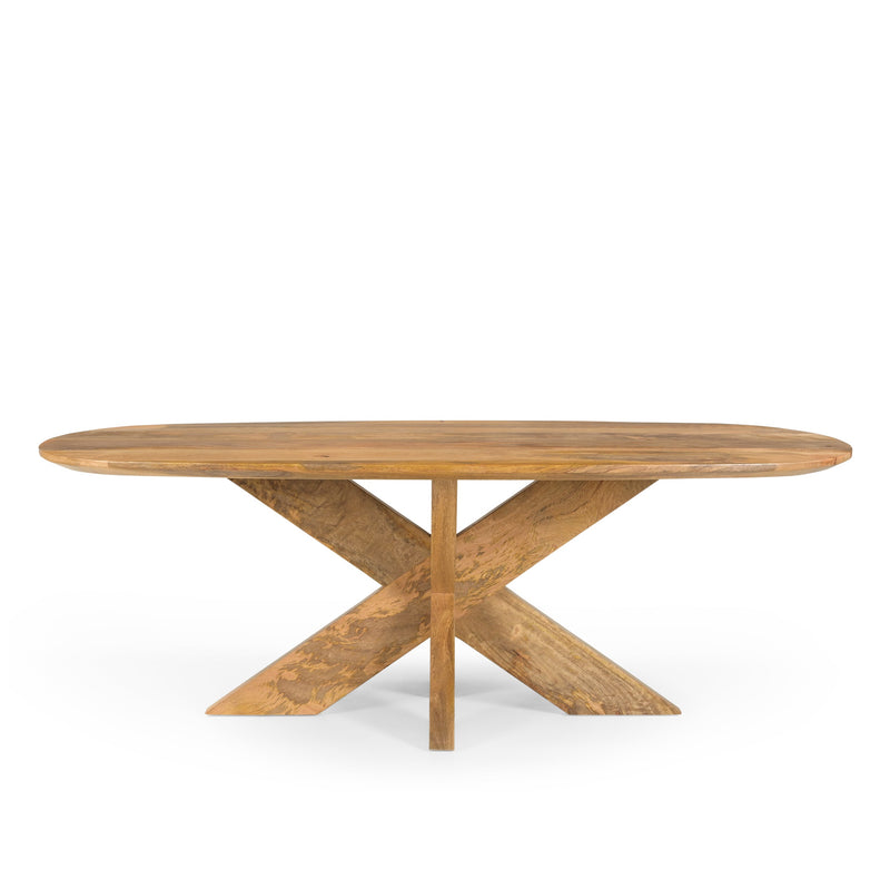 Runa Couchtisch Oval, Mangoholz, 130 cm