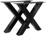 Björn X Metall Gestell schwarz lackiert für Tischplatten