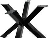 Alex Spider Metall Gestell schwarz lackiert für Tischplatten bis 200 cm