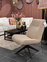Design Drehsessel Sam Teddy Besucher Chill Sessel Wohnzimmer 5 Farben & Hocker