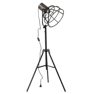 Stehlampe Industrial Satelit schwarz Dreifuss