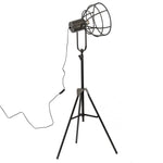 Lade das Bild in den Galerie-Viewer, Stehlampe Industrial Satelit schwarz Dreifuss
