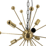 Lade das Bild in den Galerie-Viewer, Industrial Hängelampe und Pendelleuchte Atomium Sputnik III Metall in 2 Farben
