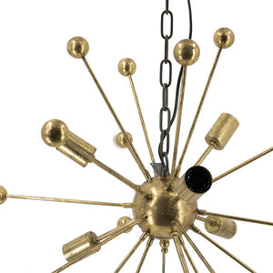 Industrial Hängelampe und Pendelleuchte Atomium Sputnik III Metall in 2 Farben