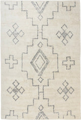 Design Teppich Andi beige schwarz Modern 2 Größen Baumwolle