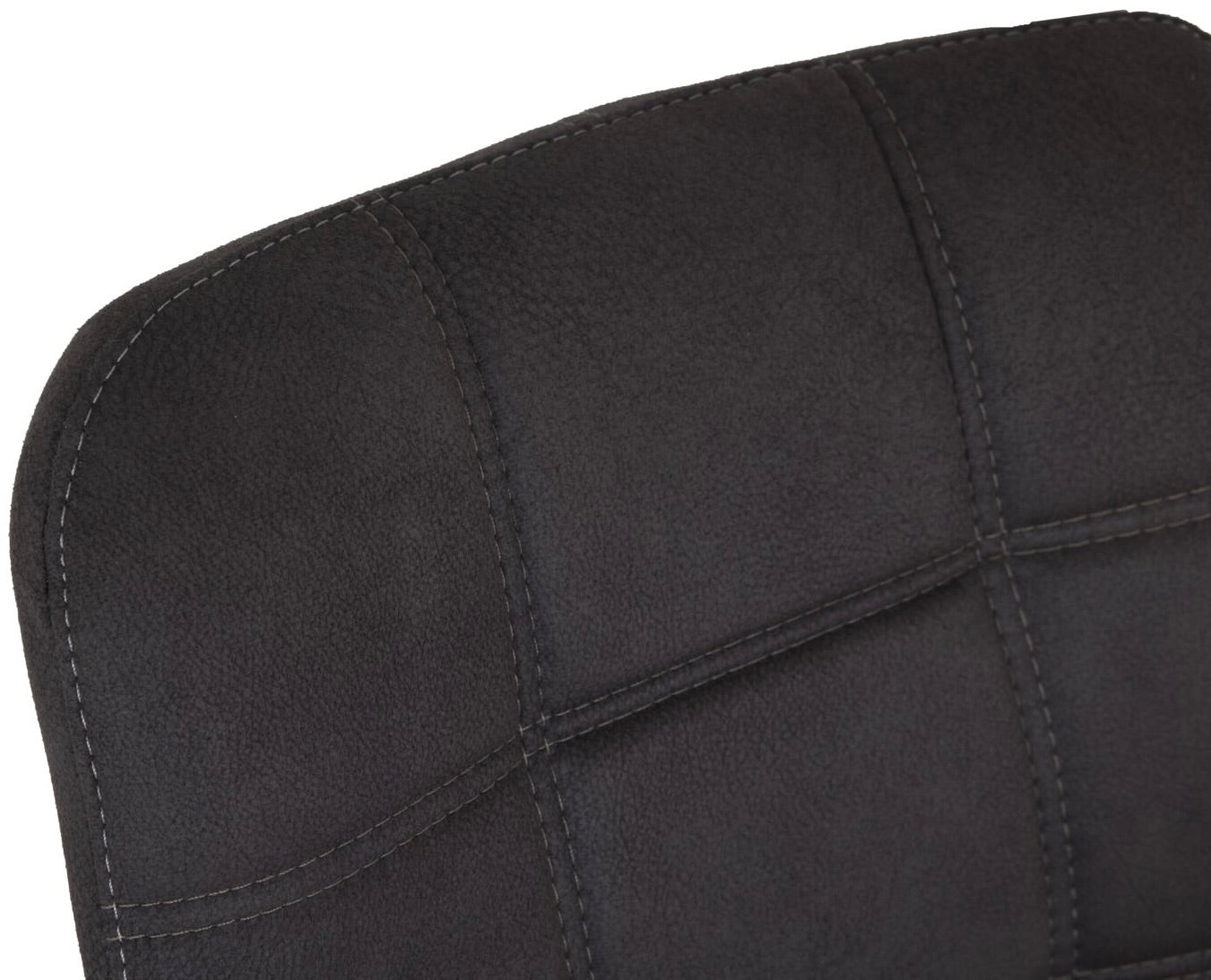 Mikrofaser Barstuhl Dexy in 3 Farben Anthrazit Cognac Braun und Olivgrün