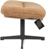 Design Drehsessel Sam Teddy Besucher Chill Sessel Wohnzimmer 5 Farben & Hocker