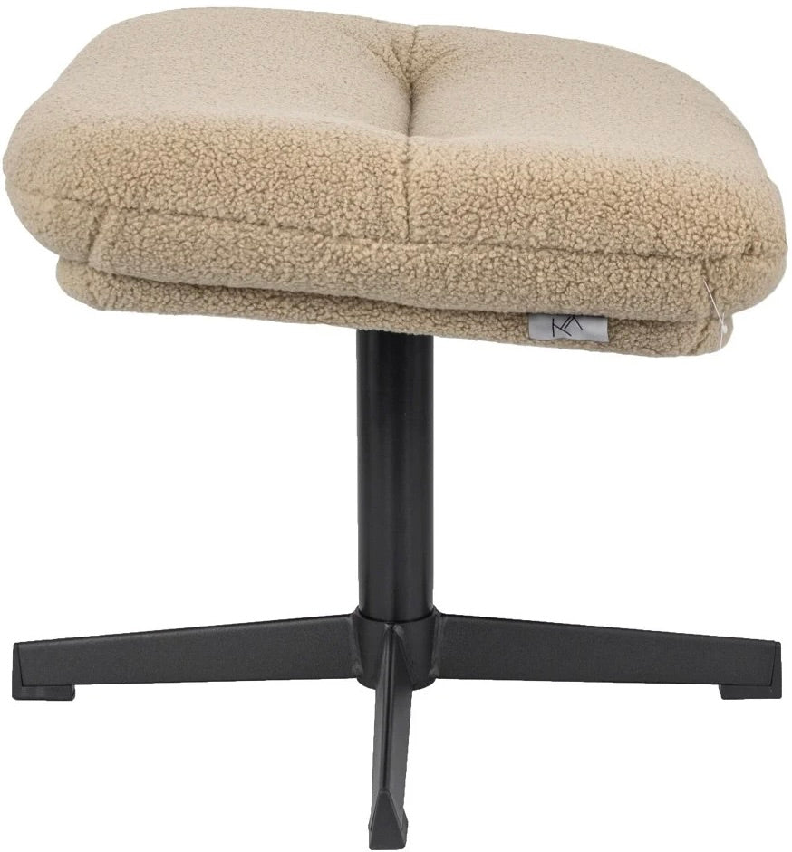 Design Drehsessel Sam Teddy Besucher Chill Sessel Wohnzimmer 5 Farben & Hocker