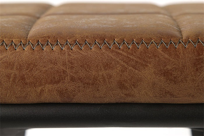 Kunstleder Sitzhocker Markham braun grün grau Gastro Hocker