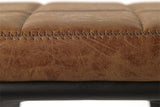 Kunstleder Sitzhocker Markham braun grün grau Gastro Hocker