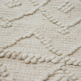 Design Fransenteppich Dev beige Modern 2 Größen Baumwolle