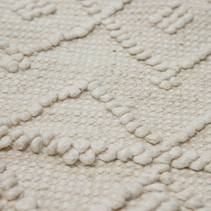 Design Fransenteppich Dev beige Modern 2 Größen Baumwolle