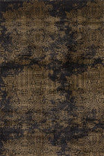 Lade das Bild in den Galerie-Viewer, Teppich Vintage Design gold-braun schwarz in 2 Größen
