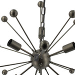 Lade das Bild in den Galerie-Viewer, Industrial Hängelampe und Pendelleuchte Atomium Sputnik III Metall in 2 Farben
