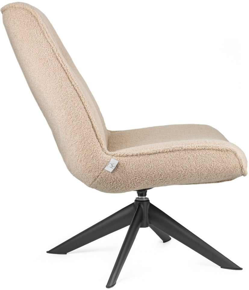 Design Drehsessel Sam Teddy Besucher Chill Sessel Wohnzimmer 5 Farben & Hocker