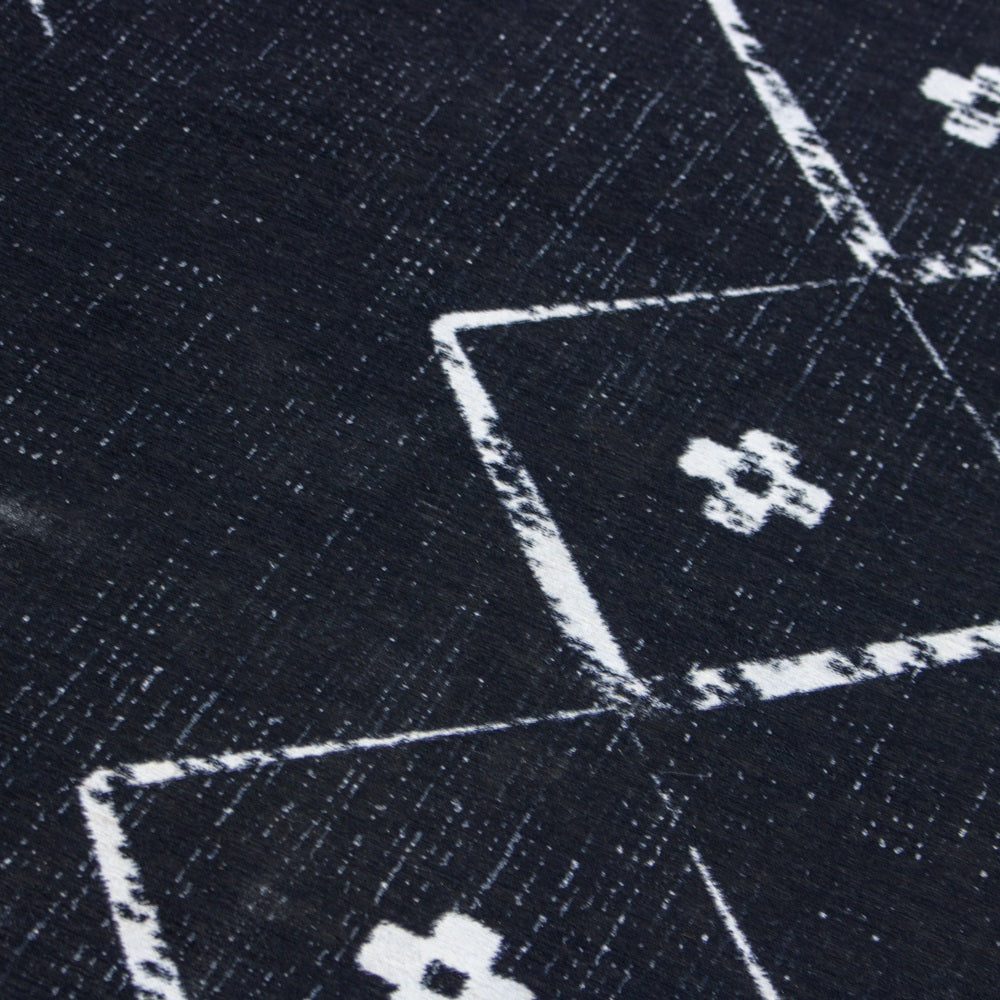 Teppich Uli Modern schwarz weiss 160x230cm