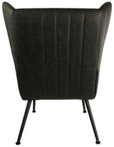 Fauteuil Foley en 2 coloris cognac anthracite similicuir