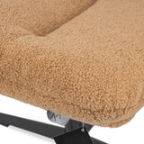 Design Drehsessel Sam Teddy Besucher Chill Sessel Wohnzimmer 5 Farben & Hocker