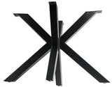 Alex Spider Metall Gestell schwarz lackiert für Tischplatten bis 200 cm