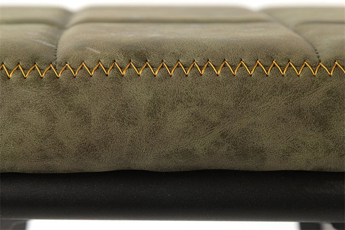 Kunstleder Sitzhocker Markham braun grün grau Gastro Hocker