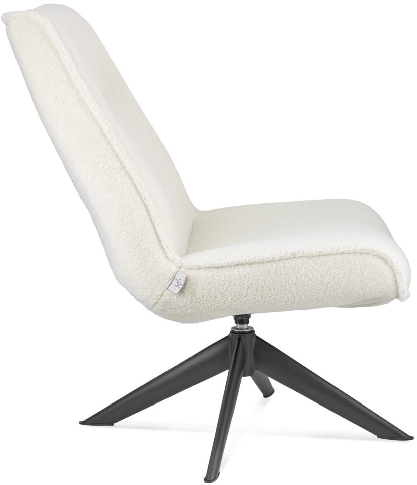 Design Drehsessel Sam Teddy Besucher Chill Sessel Wohnzimmer 5 Farben & Hocker