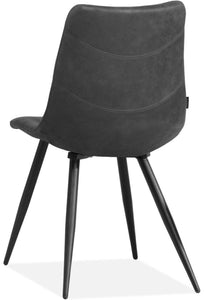 Kunstleder Stuhl Crazer in 3 Farben Cognac braun Olivgrün anthrazit